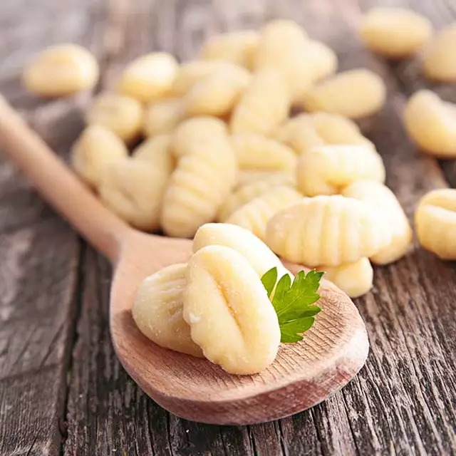 Portulak-Gnocchi