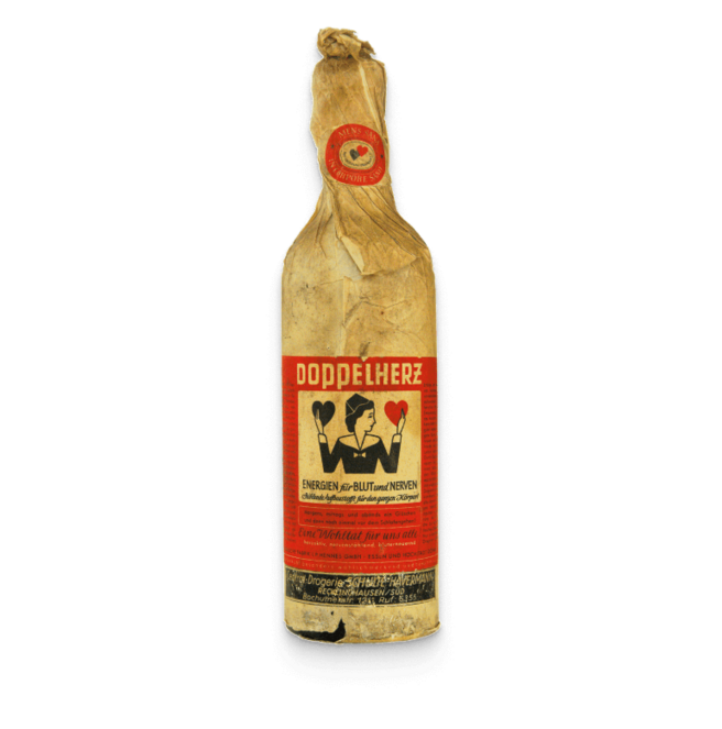 Historische Tonikum-Flasche von Doppelherz