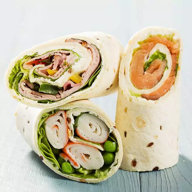 Thunfisch-Wrap mit Avocado