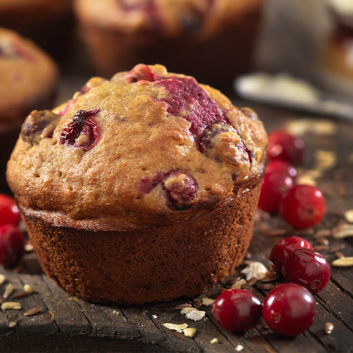 Süße Speisen: Cranberry Muffin